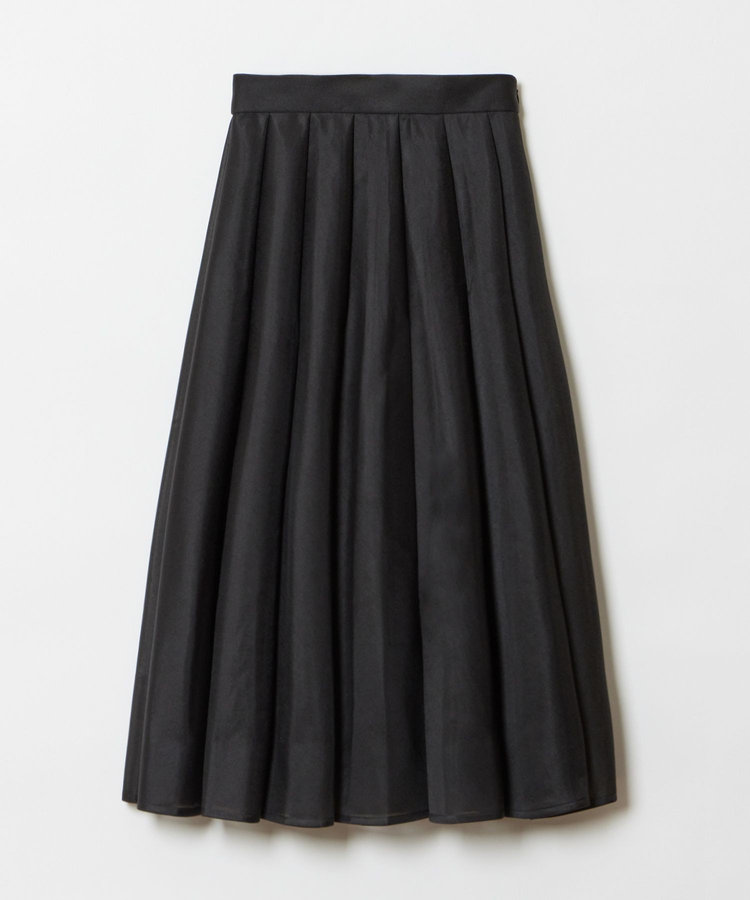 LOULOU WILLOUGHBY 【LOULOU WILLOUGHBY】ダブルラッセルシアースカート ブラック (95)