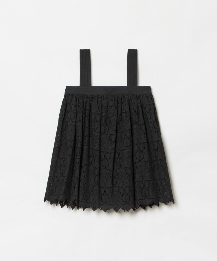 allureville シフリー刺繍ブラウス ブラック (95)