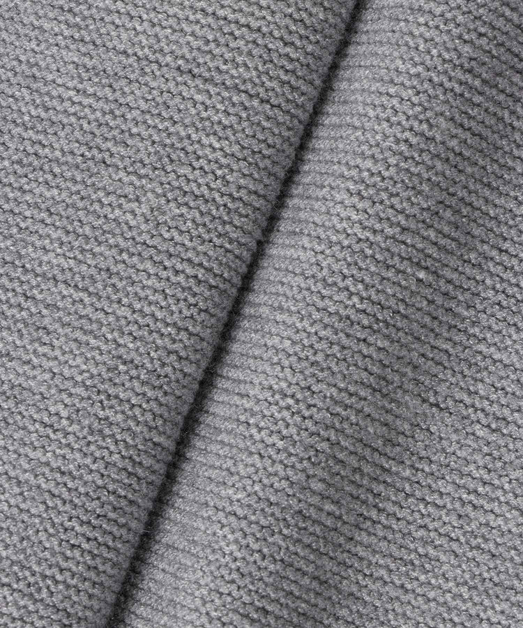 allureville ラビットカフクレイジー釦2WAYプルオーバー ライトグレー (91)