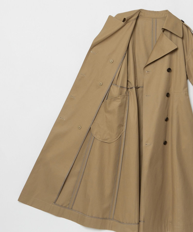 allureville ハーフスリーブトレンチ カーキ (76)