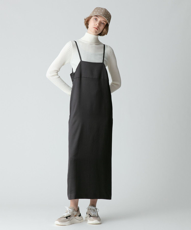 allureville 釦ディティール2WAY ネックリブプルオーバー アイボリー (04)