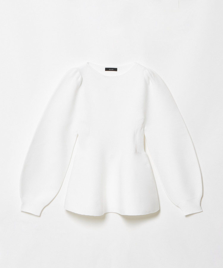 allureville バックレースアッププルオーバー オフホワイト (02)