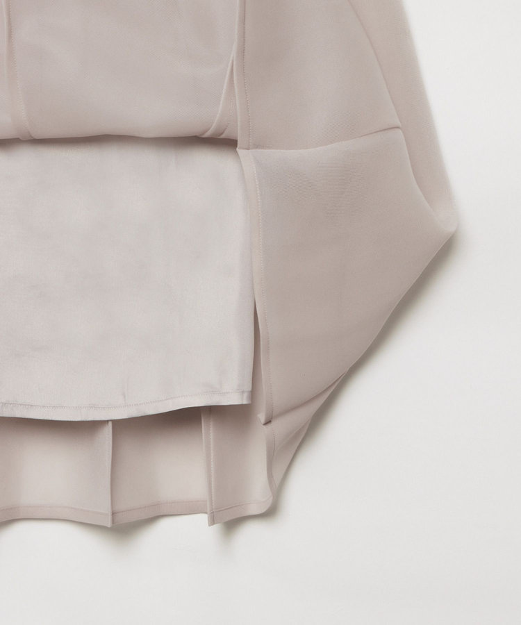 LOULOU WILLOUGHBY 【LOULOU WILLOUGHBY】ダブルラッセルシアースカート ベージュ (11)