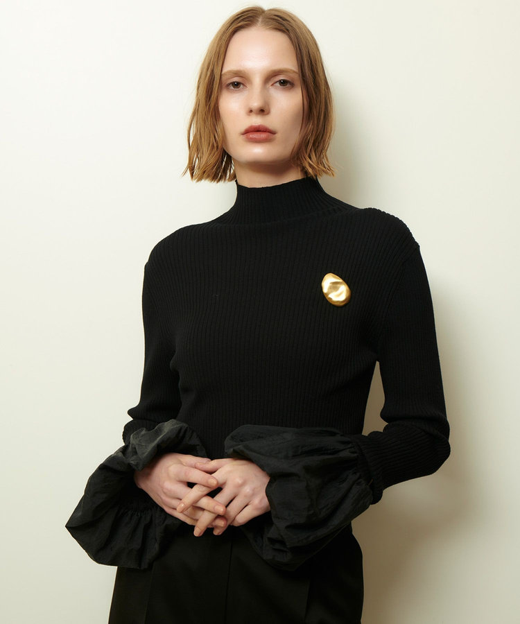 allureville オーバルブローチ ゴールド (30)