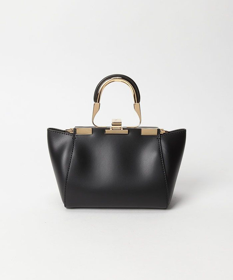 buying 【ZANCHETTI(ザンケッティ)】 AMLETO MINI ハンドバッグ ブラック (95)