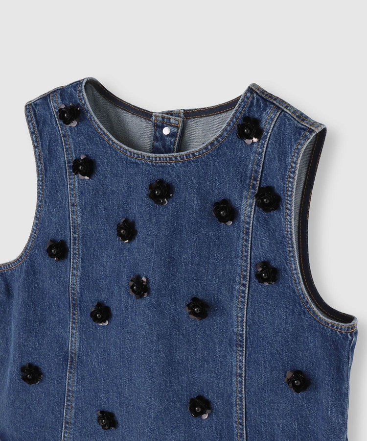 buying 【BAUM UND PFERDGARTEN(バウムアンドヘルガーデン)】 MADINE DENIM VEST インディゴ (66)