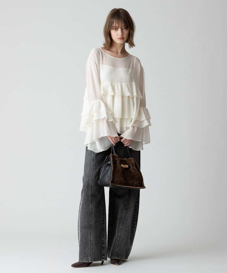 allureville ラッフルズブラウス オフホワイト (02)