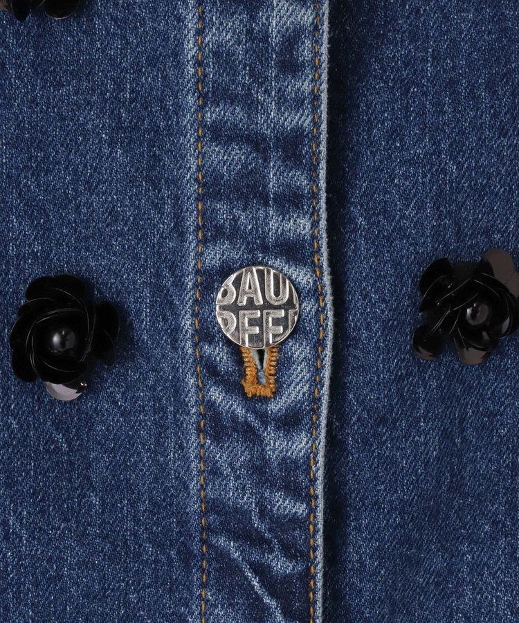 buying 【BAUM UND PFERDGARTEN(バウムアンドヘルガーデン)】 MADINE DENIM VEST インディゴ (66)