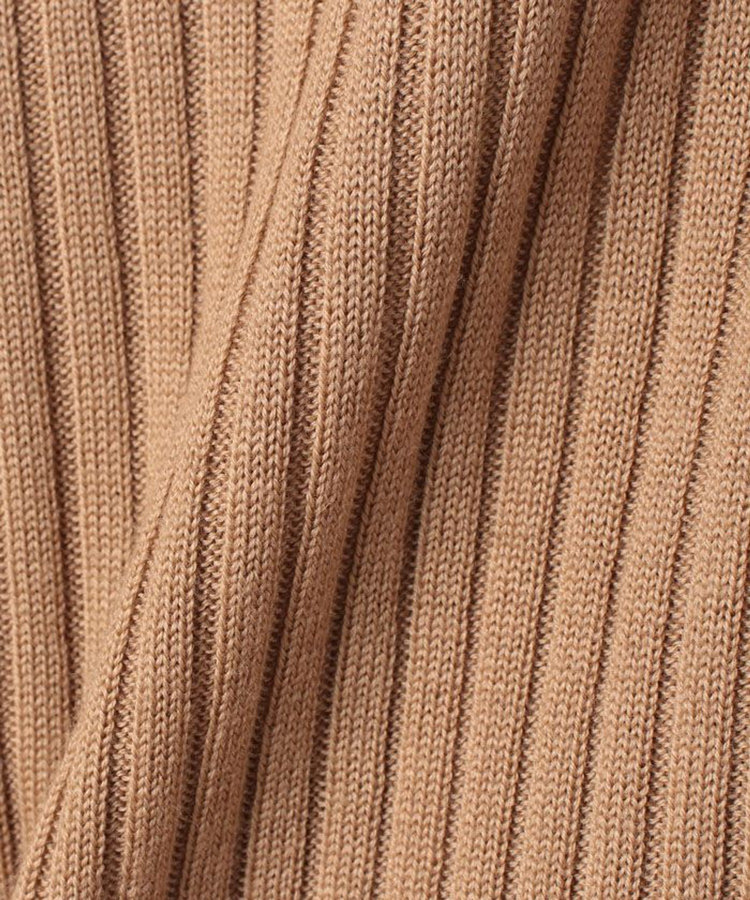 allureville 釦ディティール2WAY ネックリブプルオーバー ベージュ (11)