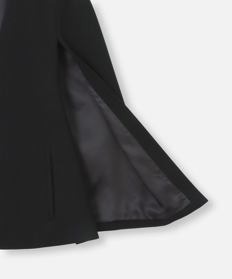 LOULOU WILLOUGHBY 【LOULOU WILLOUGHBY】◇リトルブラックケープジャケット ブラック (97)