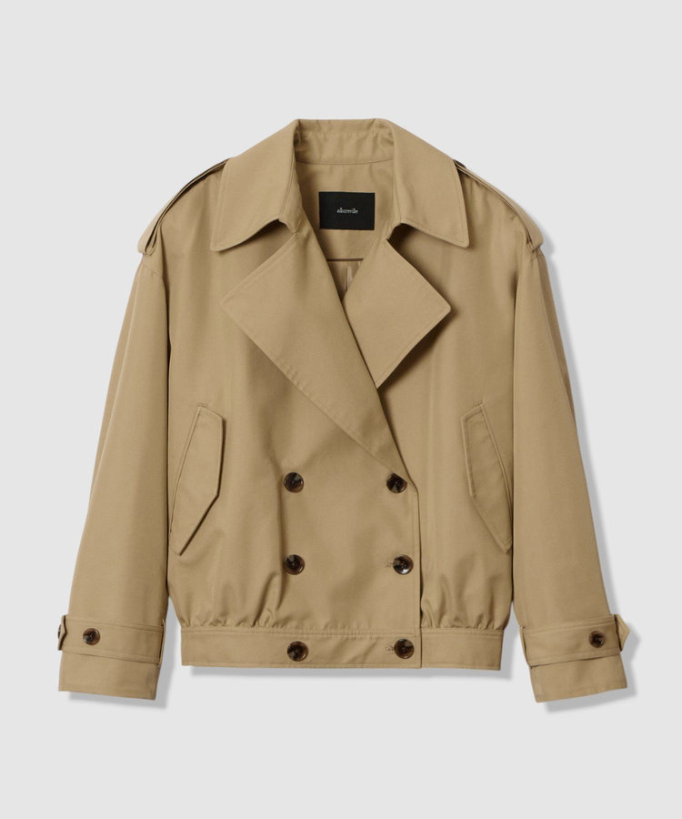 allureville T/Cトレンチブルゾン ベージュ (11)