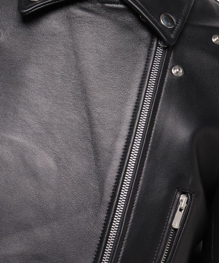 allureville ラムレザーライダース ブラック (95)