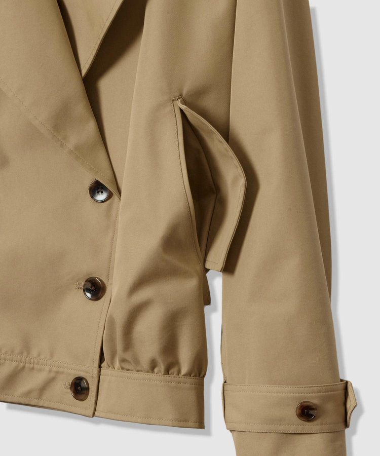 allureville T/Cトレンチブルゾン ベージュ (11)