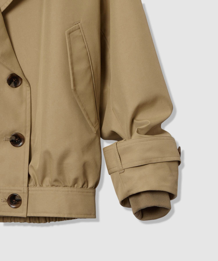 allureville T/Cトレンチブルゾン ベージュ (11)