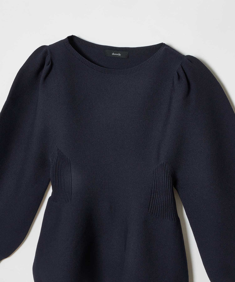 allureville バックレースアッププルオーバー ネイビー (65)