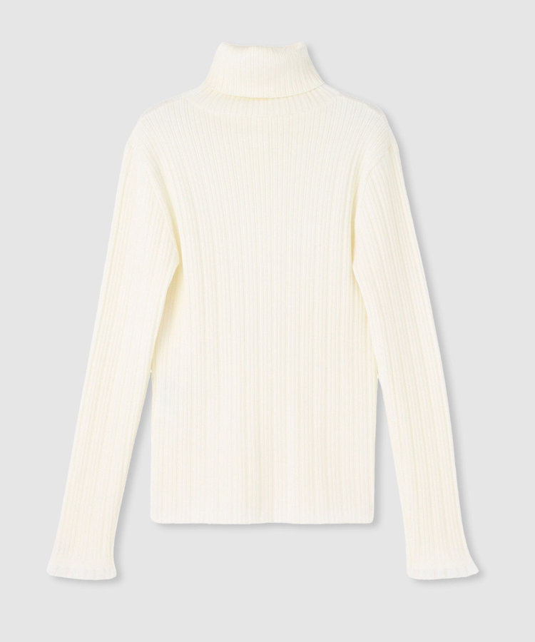 LOULOU WILLOUGHBY 【LOULOU WILLOUGHBY】ハーフチューブラータートルプルオーバー オフホワイト (02)