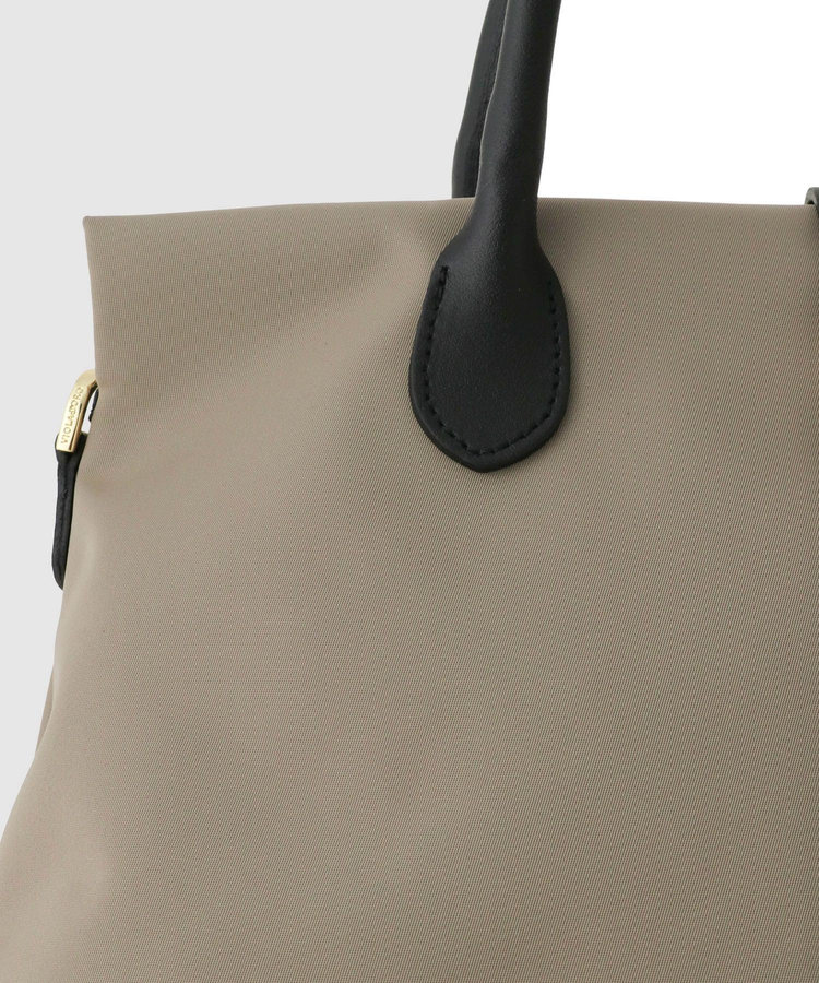 buying 【VIOLADORO(ヴィオラドーロ)】ナイロンベルテッドトート モカ (85)