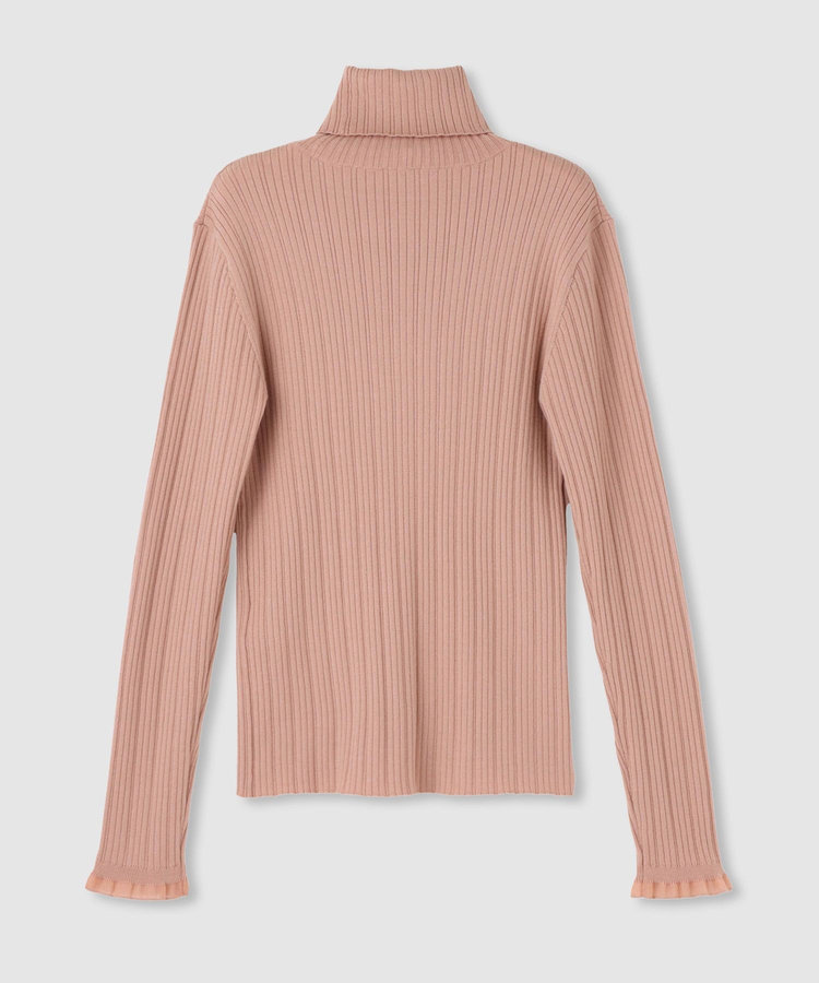 LOULOU WILLOUGHBY 【LOULOU WILLOUGHBY】ハーフチューブラータートルプルオーバー ベージュ (11)