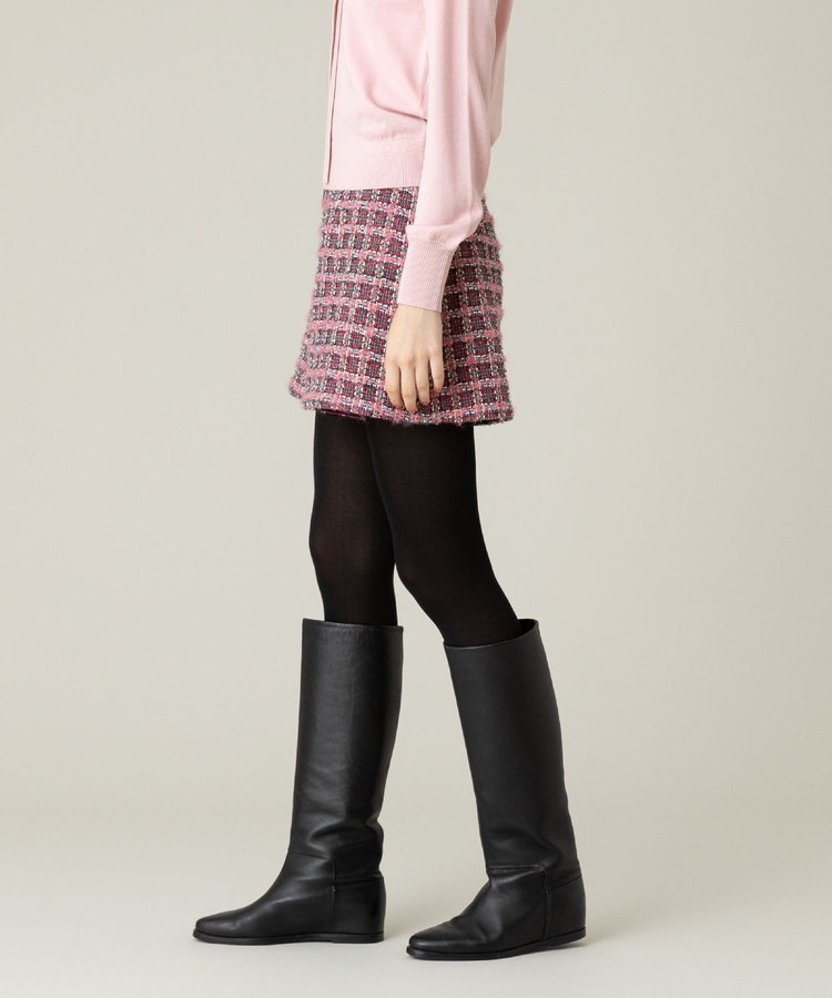 LOULOU WILLOUGHBY 【LOULOU WILLOUGHBY】TOURNIERツイードショートパンツ ピンク (41)