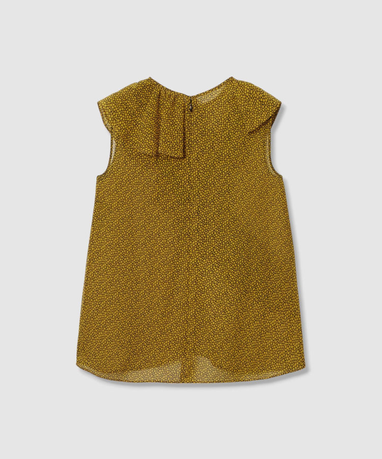 allureville ルミナスプリントアシンメラッフルブラウス イエロー系 (26)