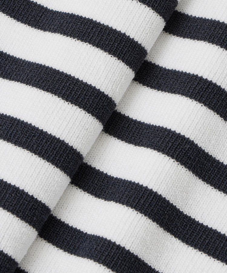 allureville 2WAY ネック5分袖プルオーバー ネイビー (67)