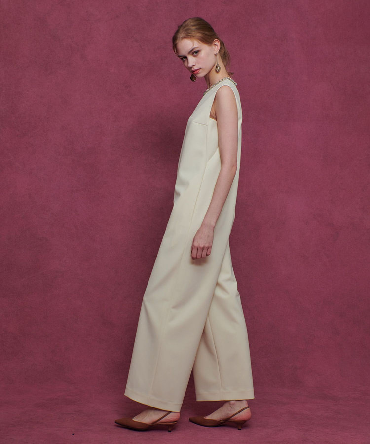 LOULOU WILLOUGHBY 【LOULOU WILLOUGHBY】ビジューオールインワン アイボリー (04)