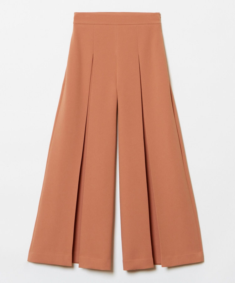 LOULOU WILLOUGHBY 【LOULOU WILLOUGHBY】ジョーゼットタックワイドパンツ ピンク (41)