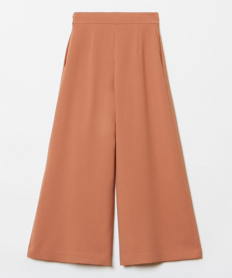 LOULOU WILLOUGHBY 【LOULOU WILLOUGHBY】ジョーゼットタックワイドパンツ ピンク (41)