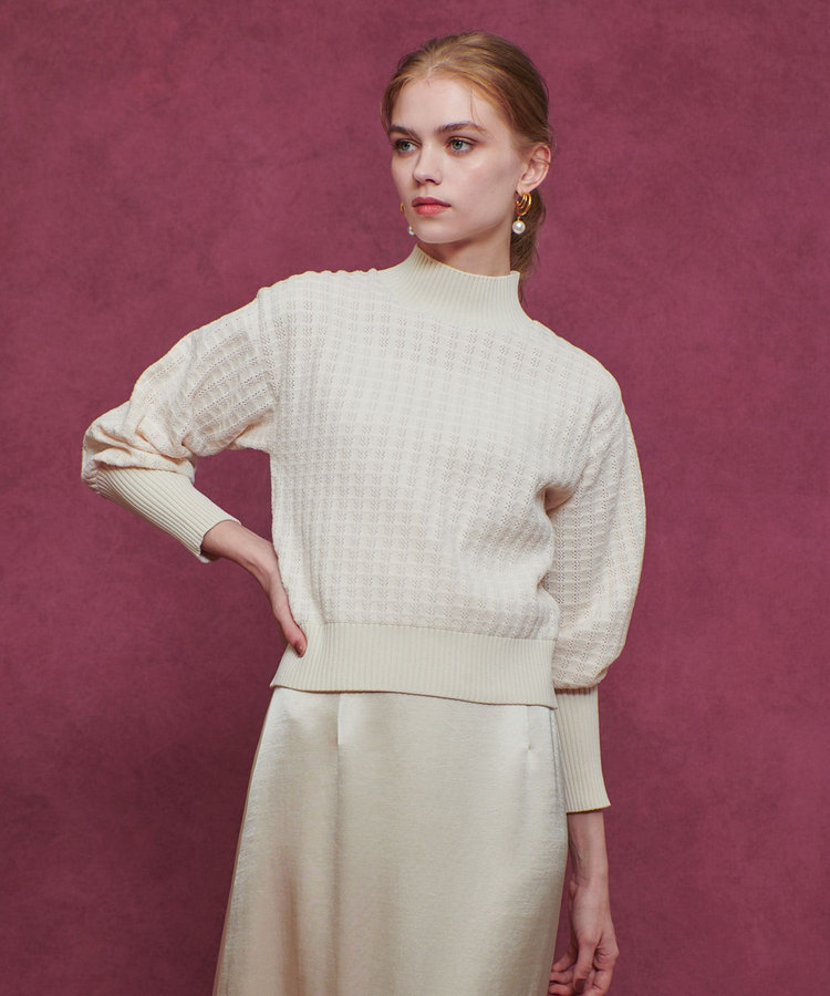 LOULOU WILLOUGHBY】ロングリブカフスモールプルオーバー|allureville