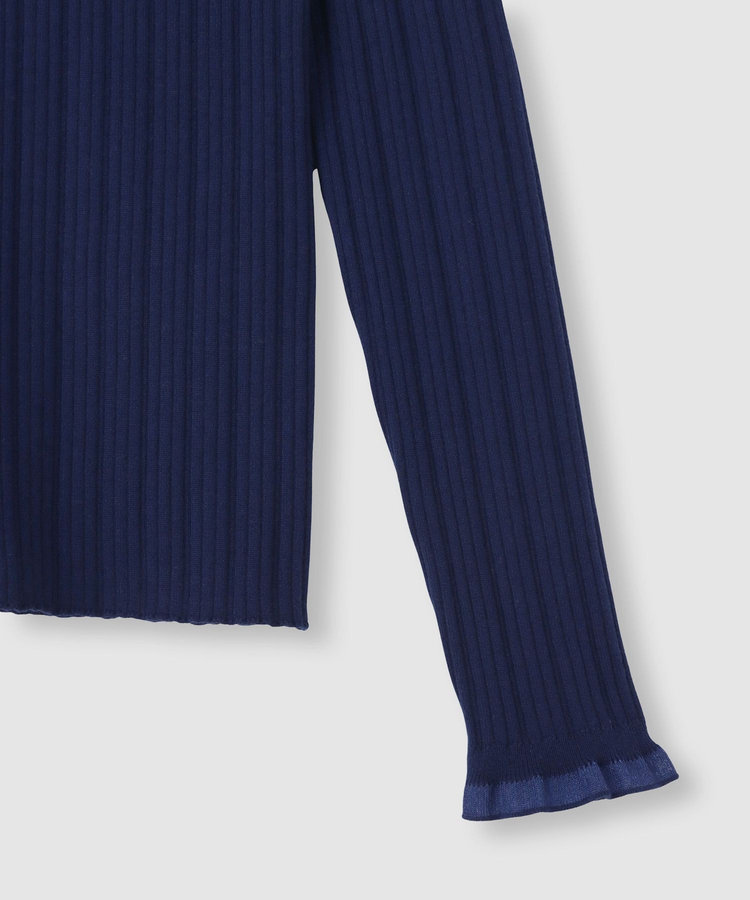 LOULOU WILLOUGHBY 【LOULOU WILLOUGHBY】ハーフチューブラータートルプルオーバー ネイビー (65)