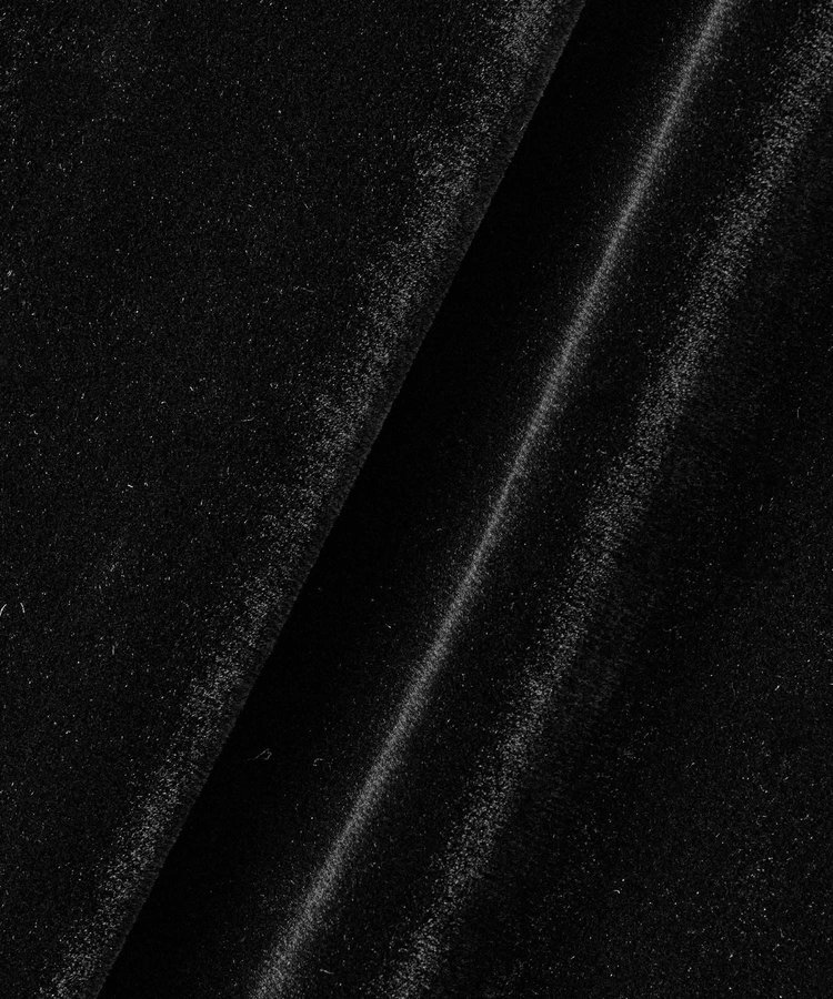 LOULOU WILLOUGHBY 【LOULOU WILLOUGHBY】トリアセベロアパンツ ブラック (95)