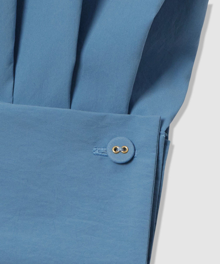 allureville ダブルカフスタックシャツ ブルー (61)