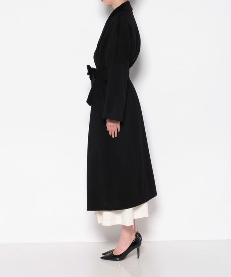 allureville カシミヤビーバーコート ブラック (95)