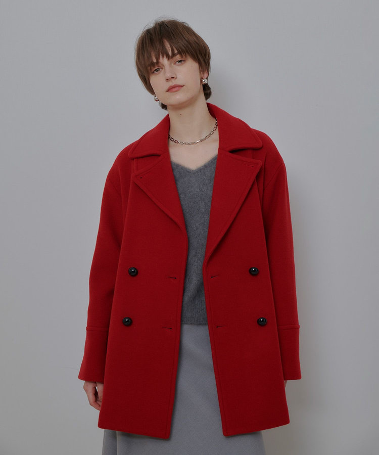 パイルメルトンデザインPコート|allureville OFFICIAL SITE / ONLINE