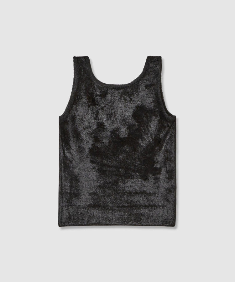 allureville ベロアタンクプルオーバー ブラック (95)