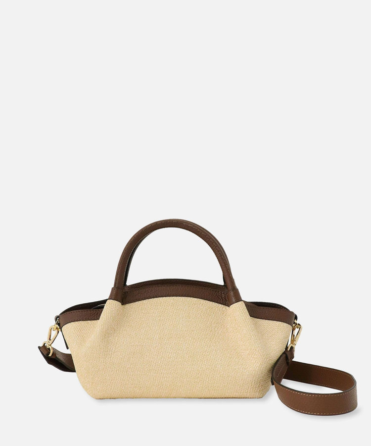 allureville 2WAYソフトショルダーバッグコンビ ベージュ (11)