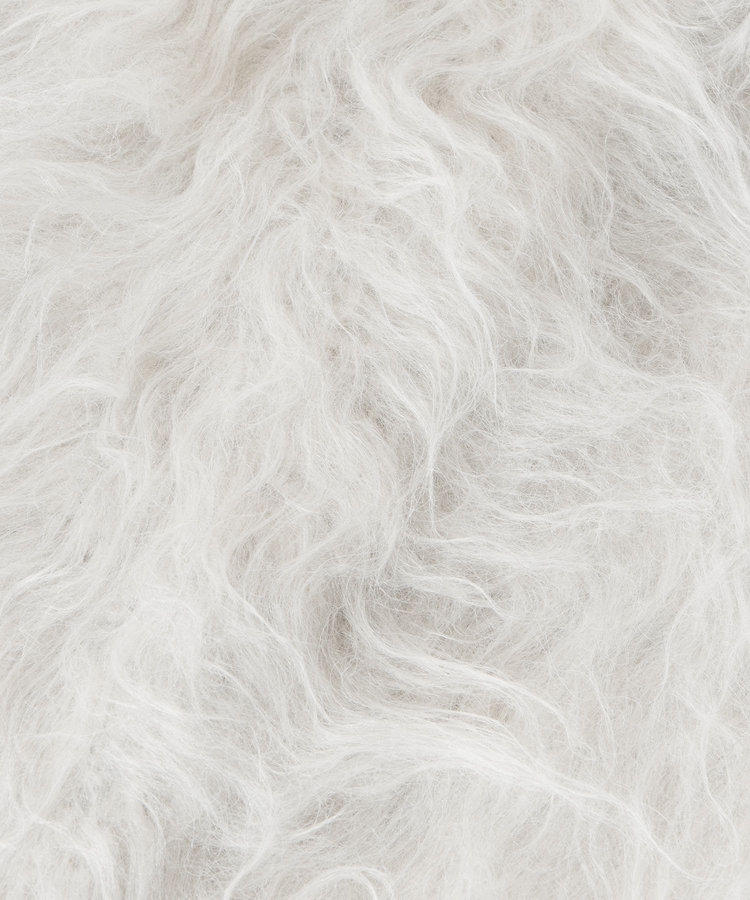 allureville ミンクファーボトルネックプルオーバー ライトグレー (91)