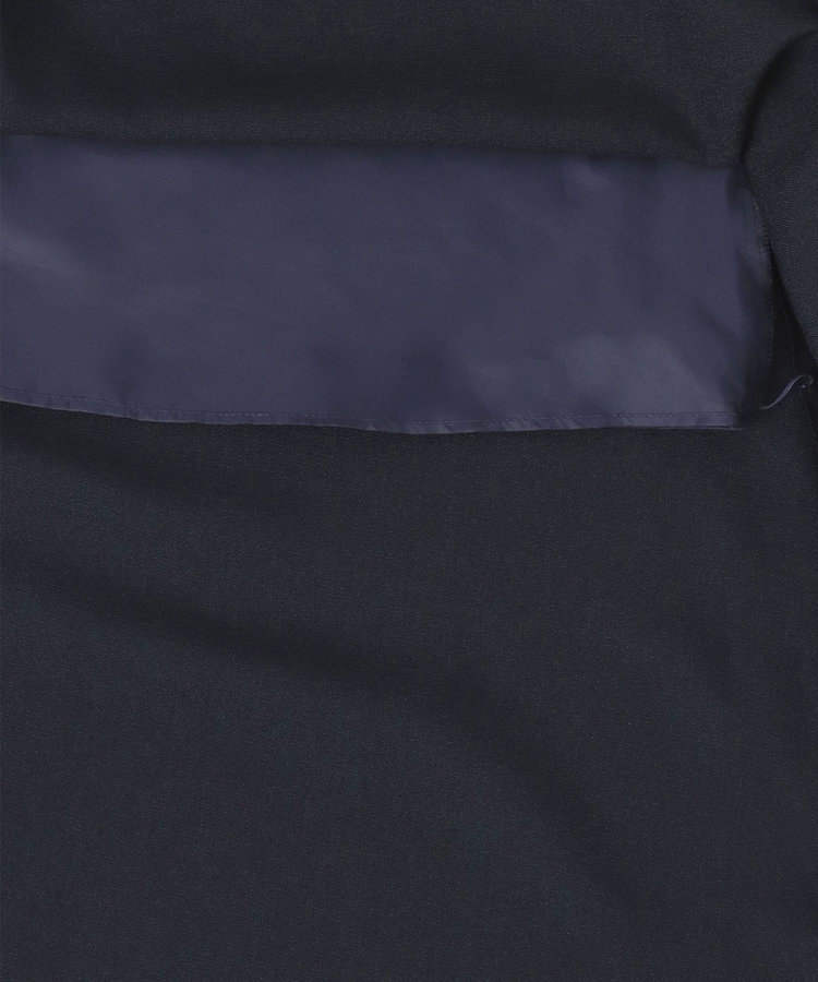 allureville リネンライクオックスラップワンピース ネイビー (65)