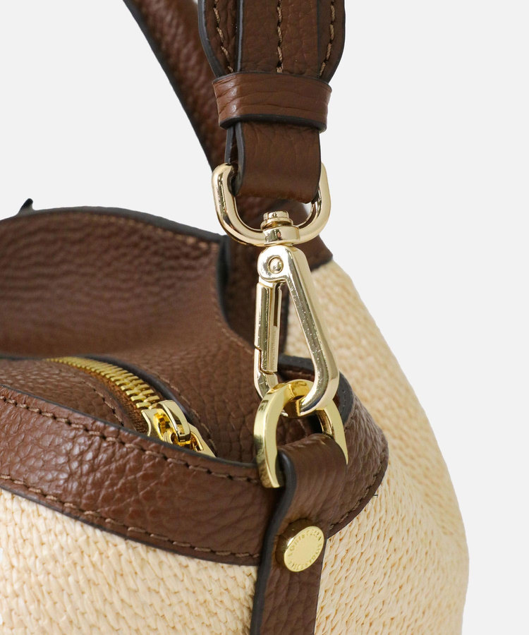 allureville 2WAYソフトショルダーバッグコンビ ベージュ (11)