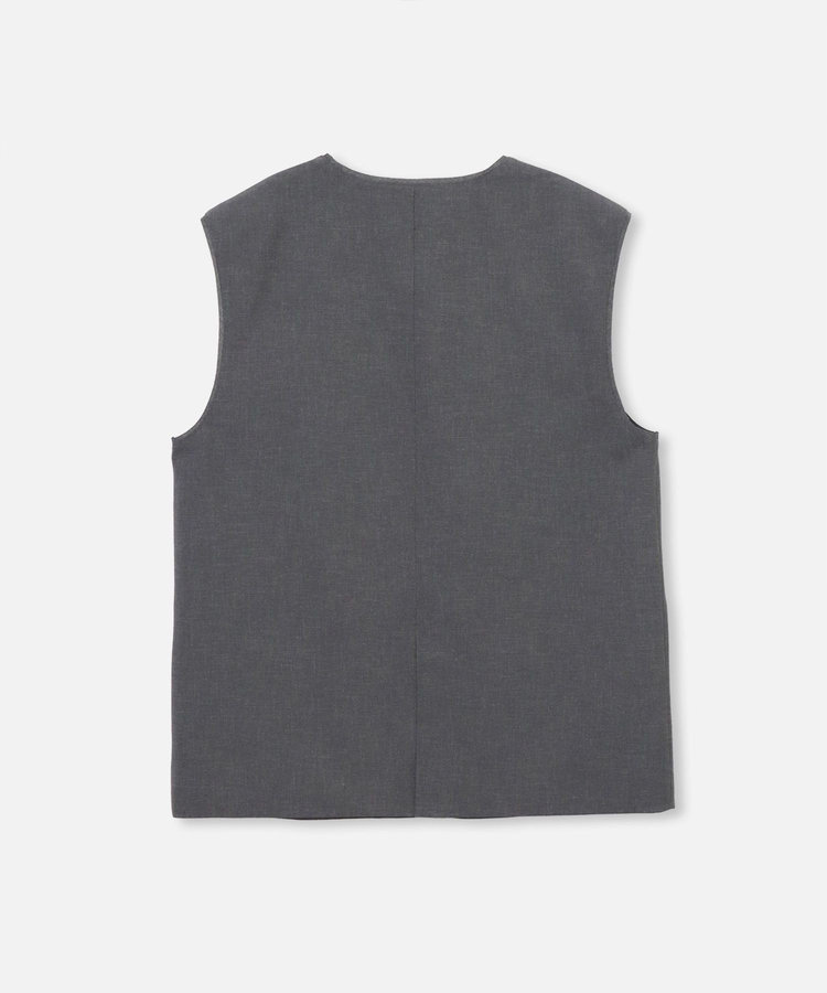 allureville トロピカルVネックジレ グレー (92)