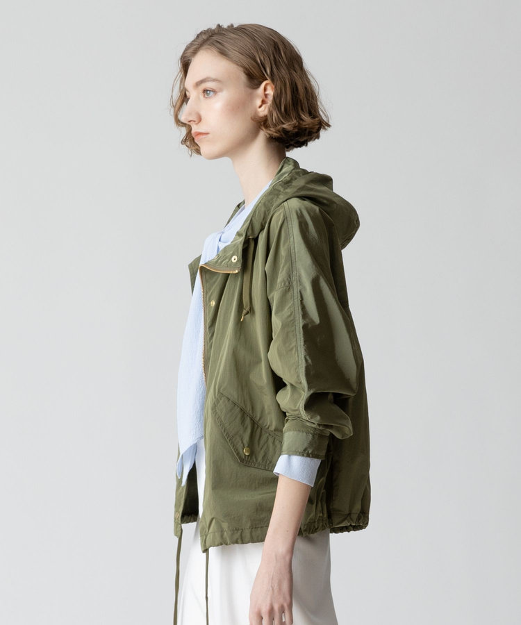 allureville リモンタナイロンモッズブルゾン カーキ (76)