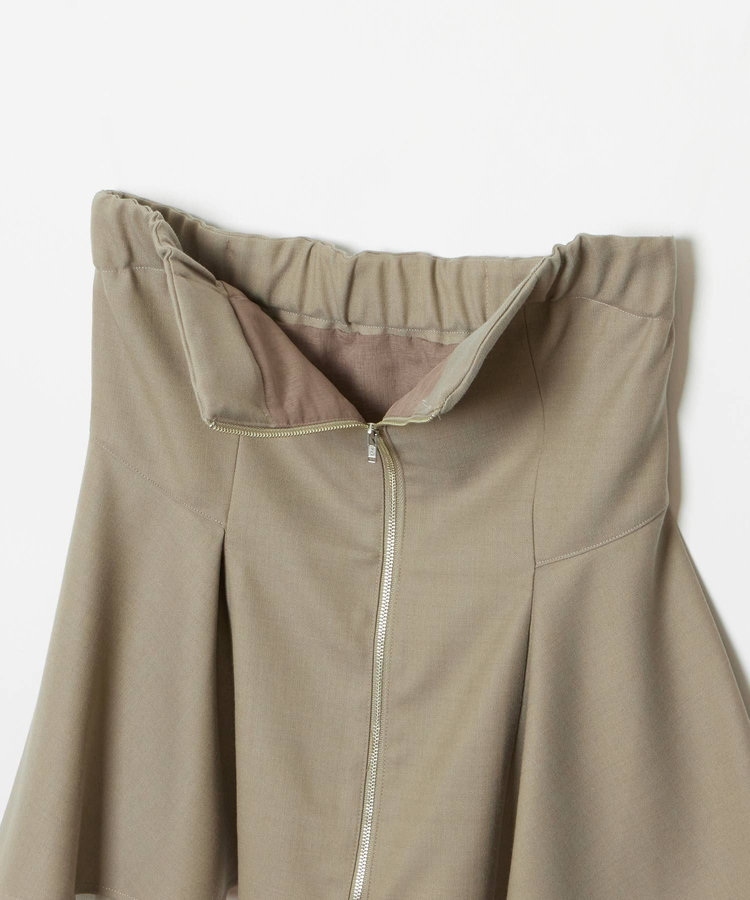 allureville ウールデニムイレヘムビスチェ グレー (92)