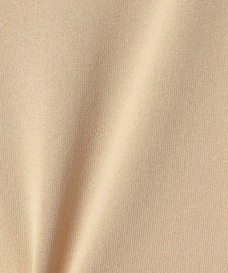 allureville ◇総針モックネック5分袖プルオーバー ベージュ (11)