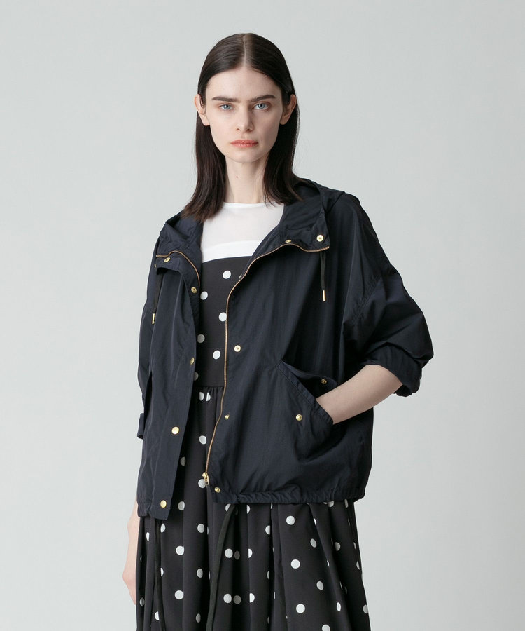 allureville リモンタナイロンモッズブルゾン ネイビー (65)