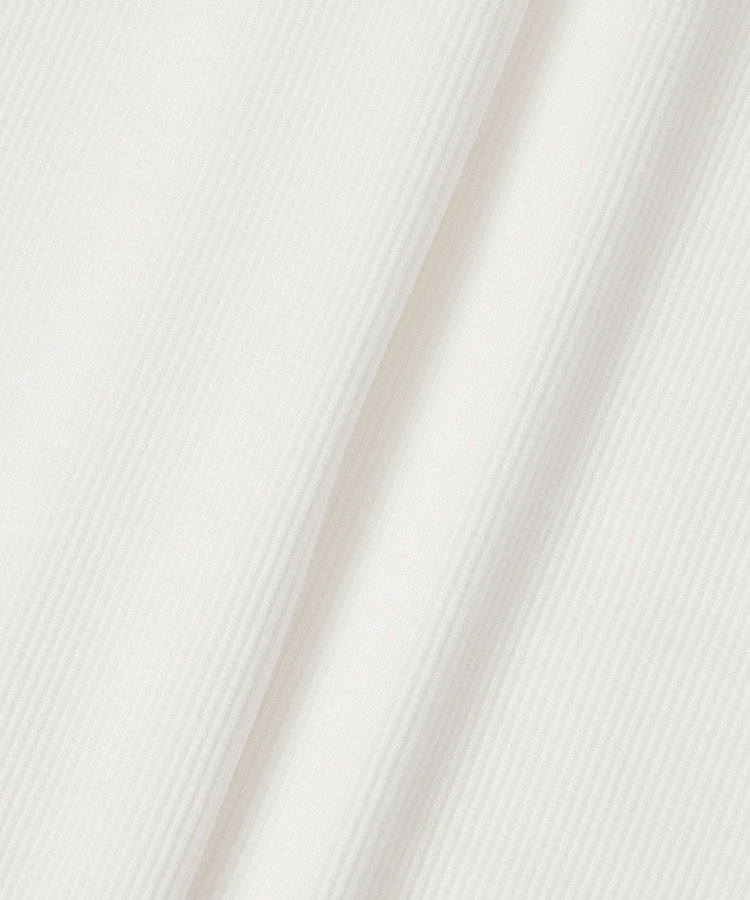 allureville テレコ3/4スリーブボートネックプルオーバー オフホワイト (02)