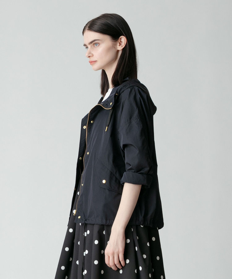 allureville リモンタナイロンモッズブルゾン ネイビー (65)
