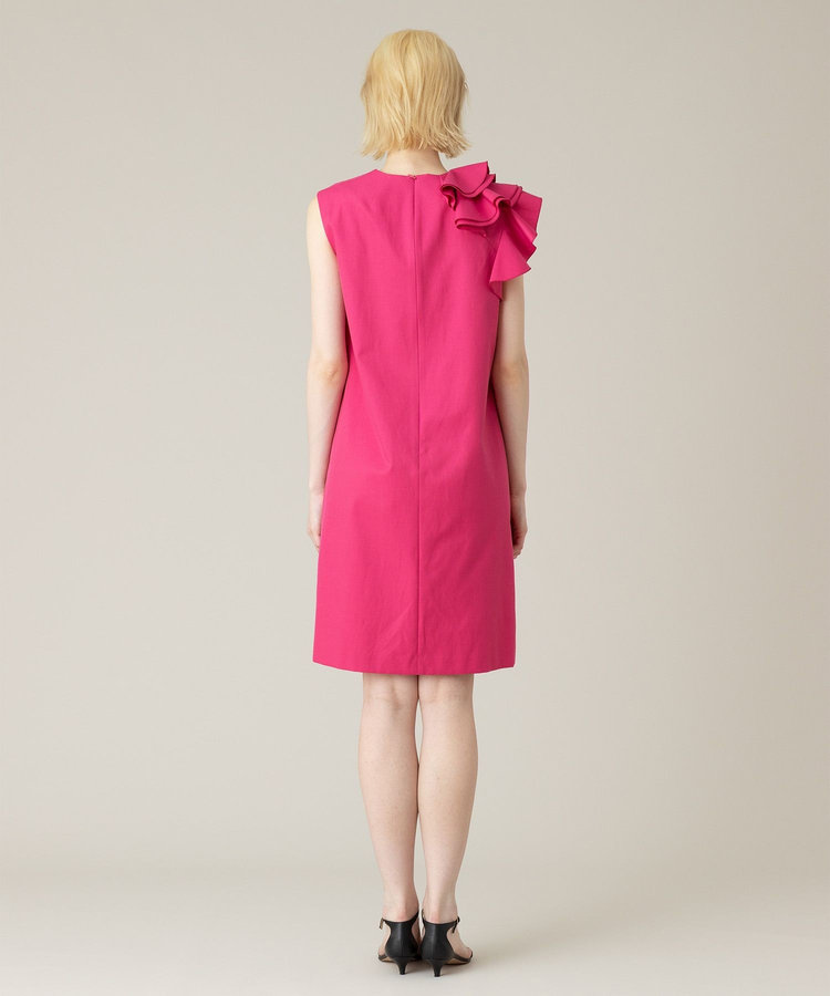 LOULOU WILLOUGHBY 【LOULOU WILLOUGHBY】アシメフリルワンピース ピンク (41)