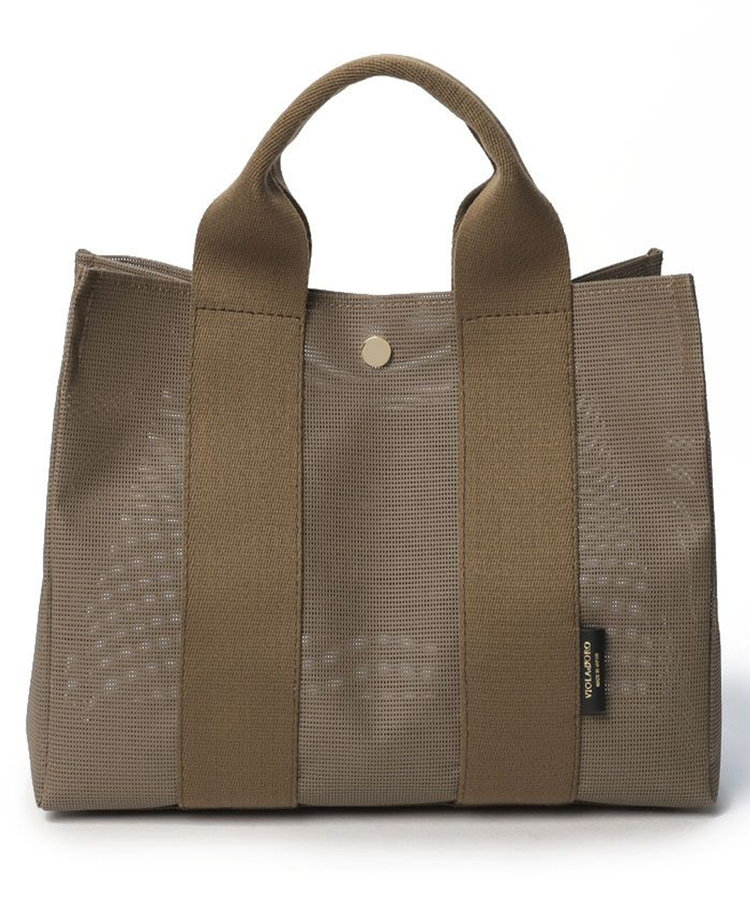 buying 【VIOLAd'ORO (ヴィオラドーロ)】 MESH TOTE モカ (85)