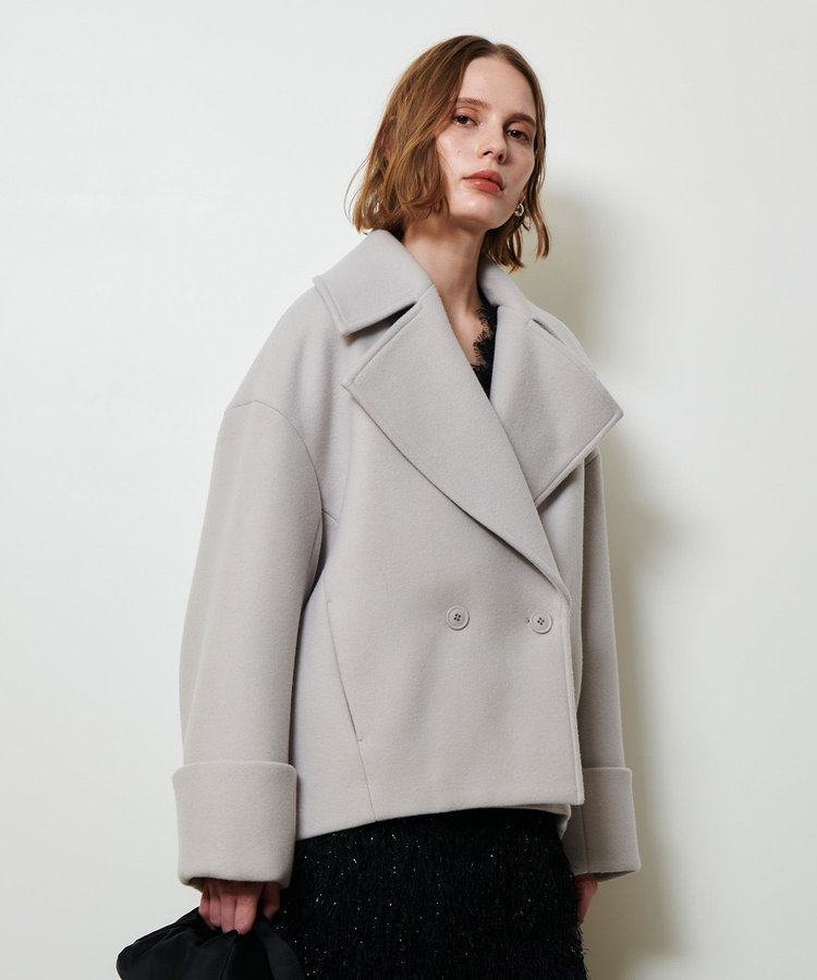 【新品・未使用】ジルスチュアート　メルトンコクーンミドルコート 楽天市場】【SALE／80%OFF】メルトンコクーンミドルコート JILL STUART