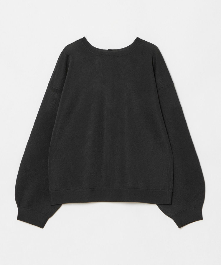 allureville スポンディッシュシアー2WAYプルオーバー ブラック (95)